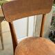 Paire de chaises en bois brut