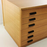 Vintage British Made Plan Chest of Drawers Artists Architects Map Table