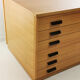 Vintage British Made Plan Chest of Drawers Artists Architects Map Table