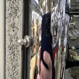 70's chrome design floor lamp shelf