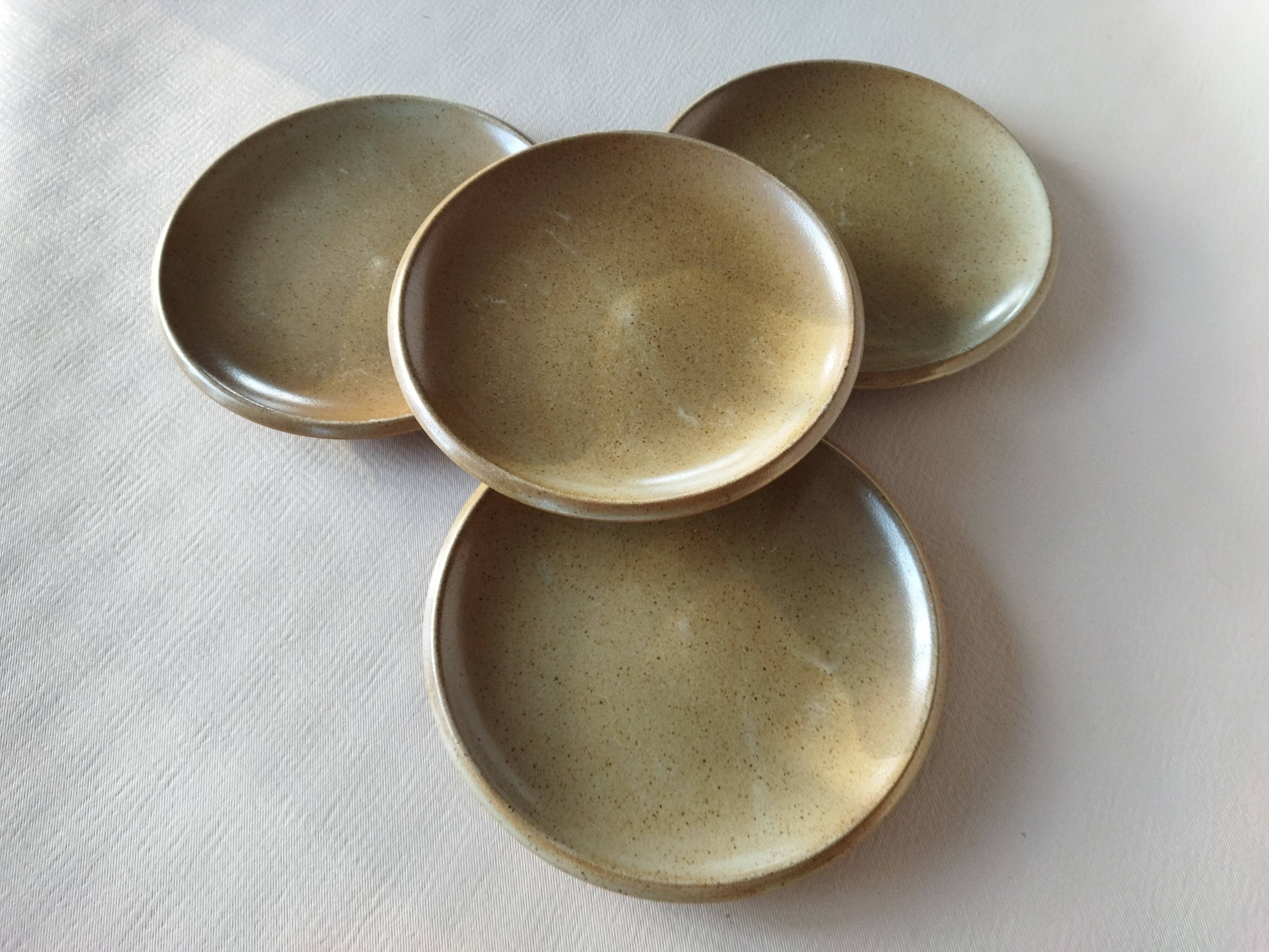 Brenne stoneware dessert plates