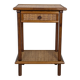 Rattan bedside table