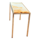 Pair of Italian Console Tables in Marble and Chrome, 1970s
