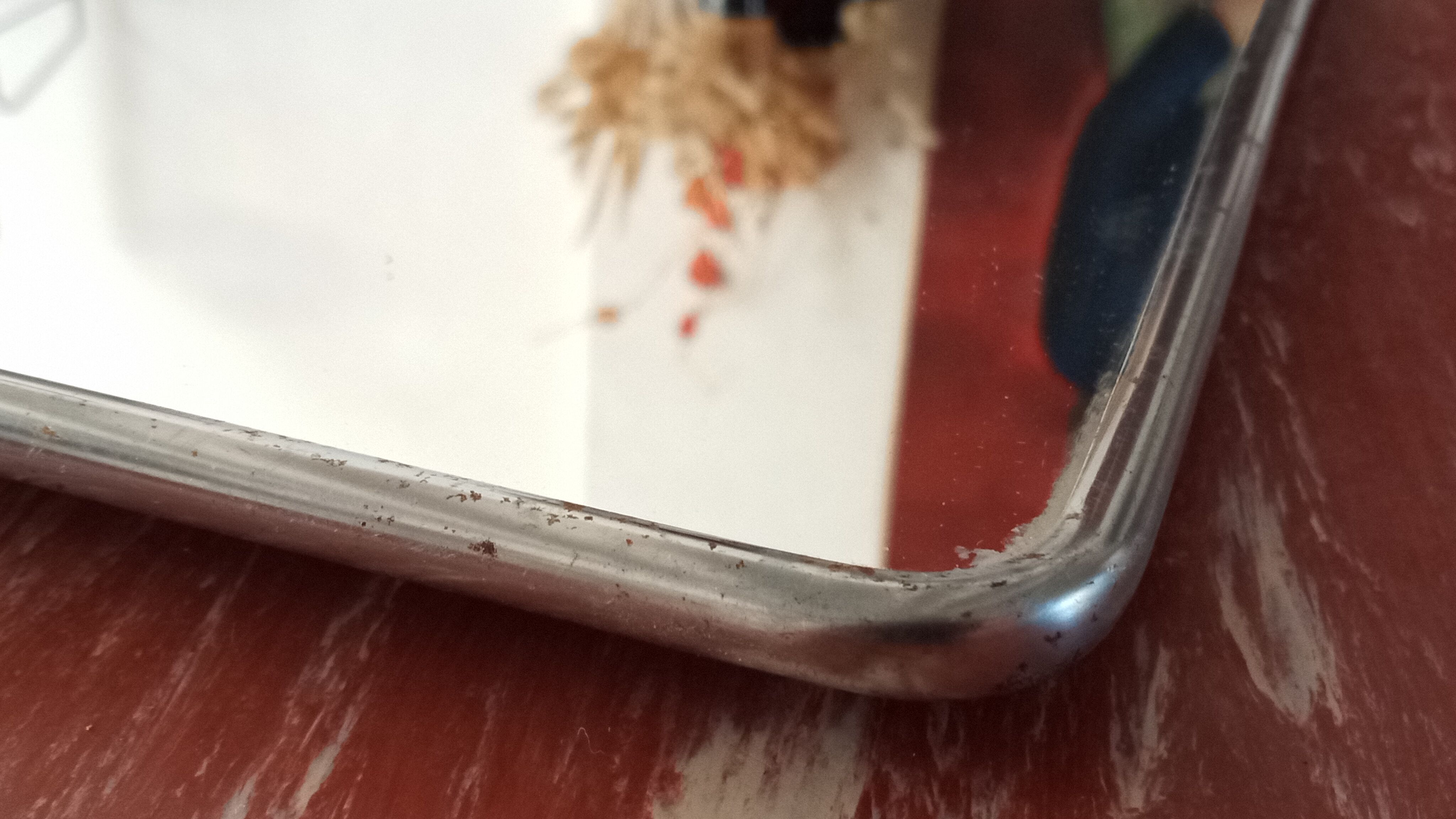 Barber's chain mirror 40×30 cm