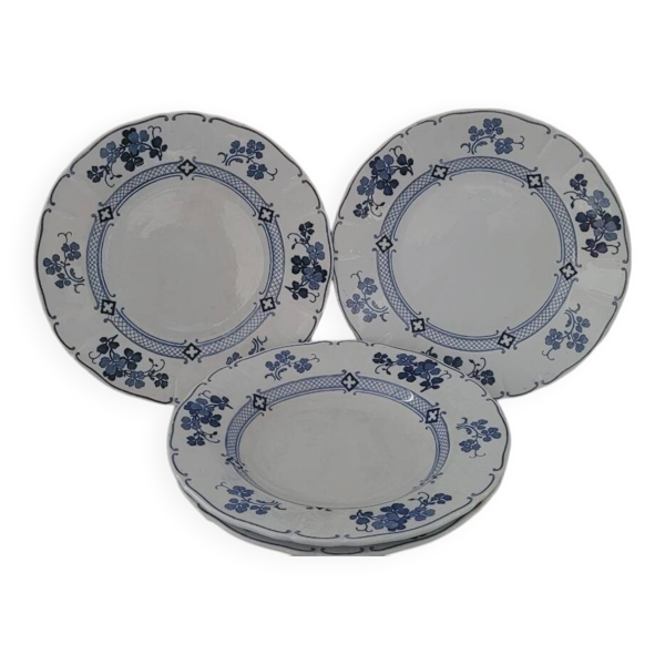 Assiettes Lunéville XIX ème