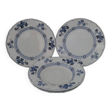 Assiettes Lunéville XIX ème