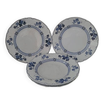 Assiettes Lunéville XIX ème