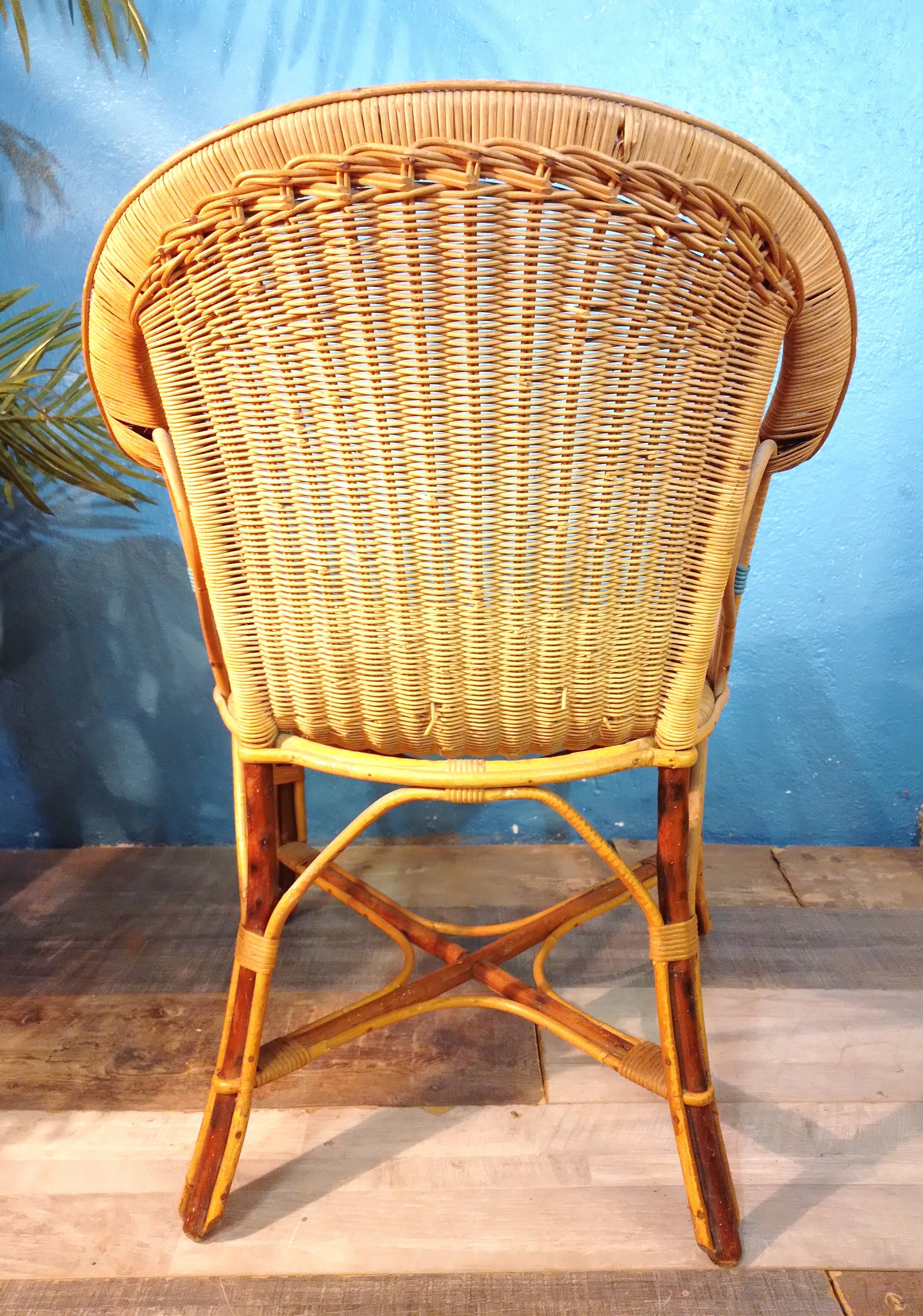 Wicker armchairs 1930s