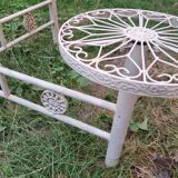 Metal garden table 60s