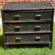 Vintage rattan chest of drawers