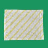 Set de table diagonale jaune