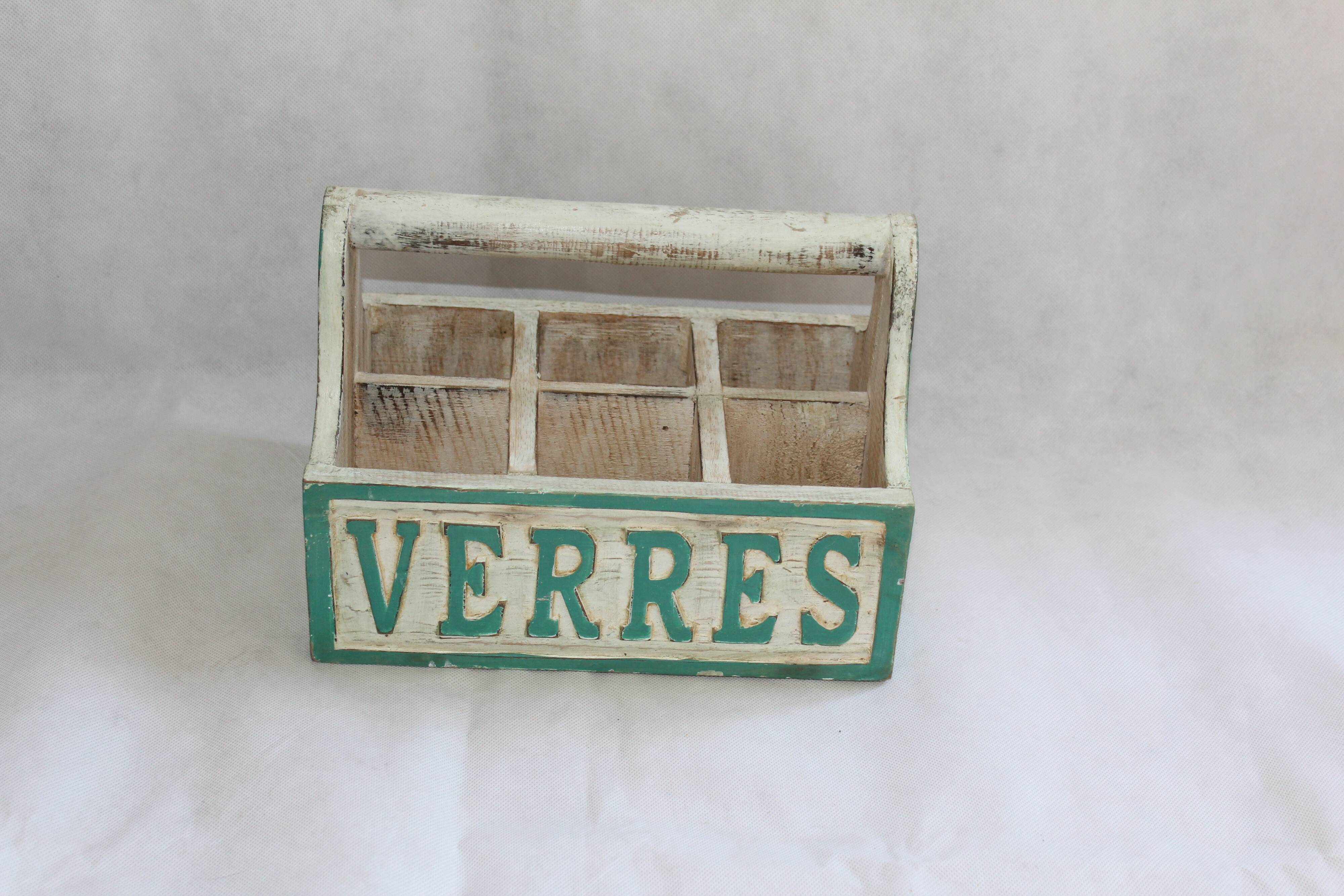 Lot of vintage wooden door-glass