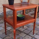 Louis XVI style mahogany and rosewood side table from the 1950s