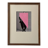 The man in pink - Original collage