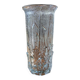 Vintage moulded glass vase