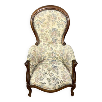 Louis XV style armchair in walnut circa 1850