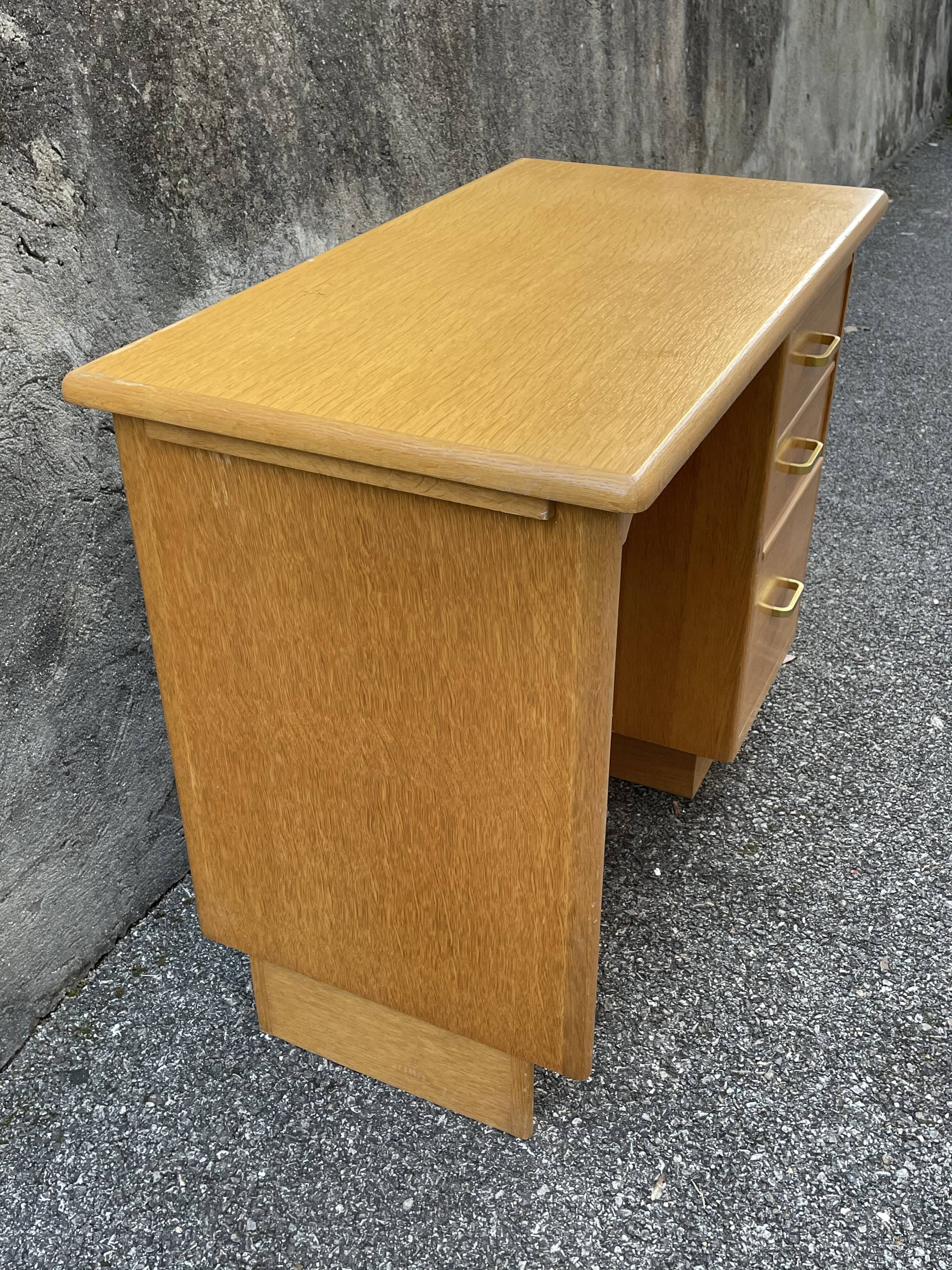 Vintage gilded wooden desk