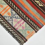 5x7 Modern Mid Century Antique Kilim Rug, 161x206Cm