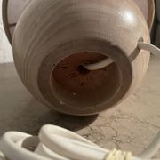 Lampe boule en bois