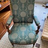 Pair of Louis XV style armchairs