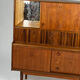 Danish teak highboard cabinet by Johannes Andersen 1960s