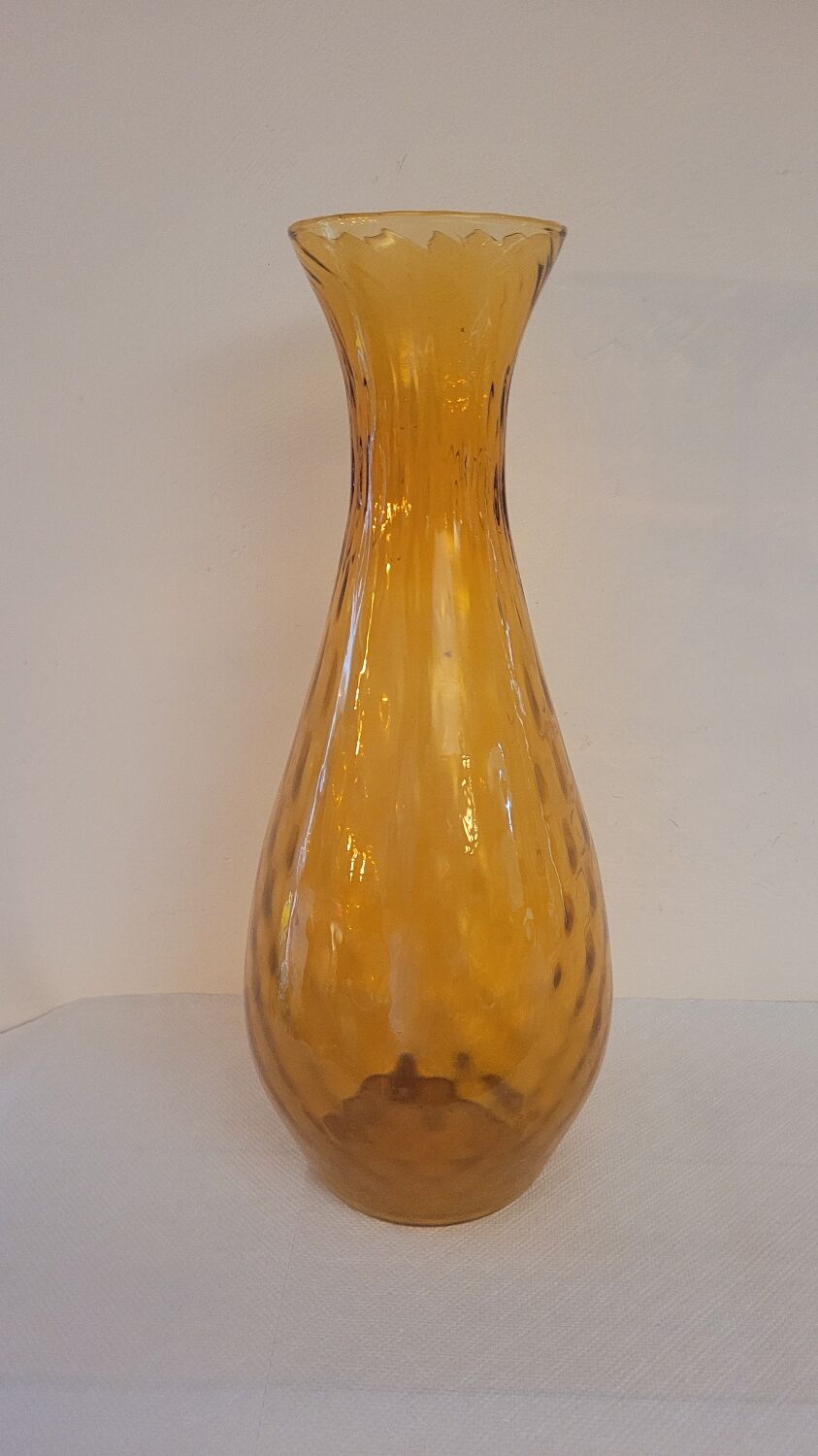 Italian glass vase 60's