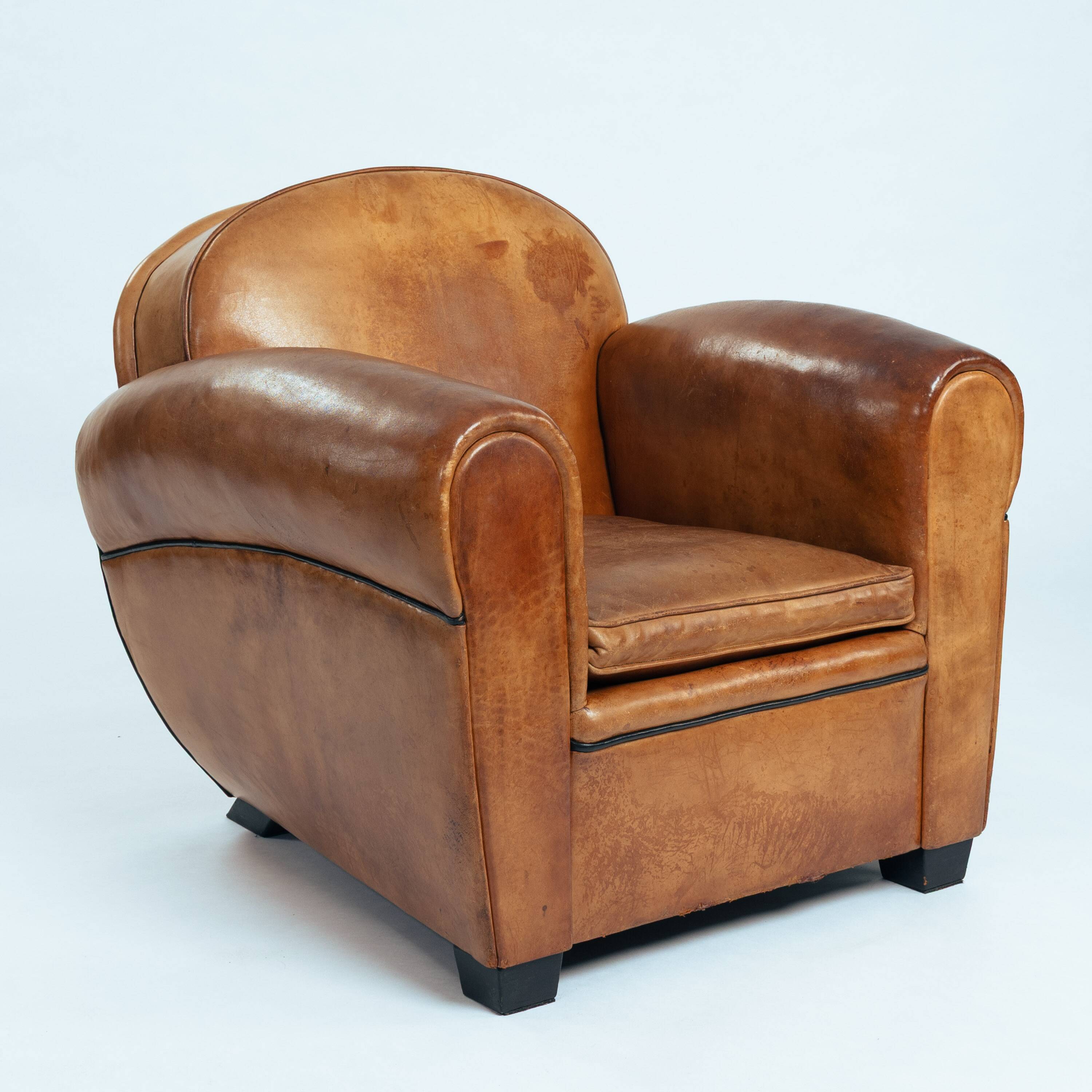 Pair of Bart van Bekhoven club lounge chairs, The Netherlands 1990s