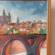 Pont Neuf, Toulouse, oil on canvas signed Sprova