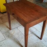 Table 1 tiroir merisier