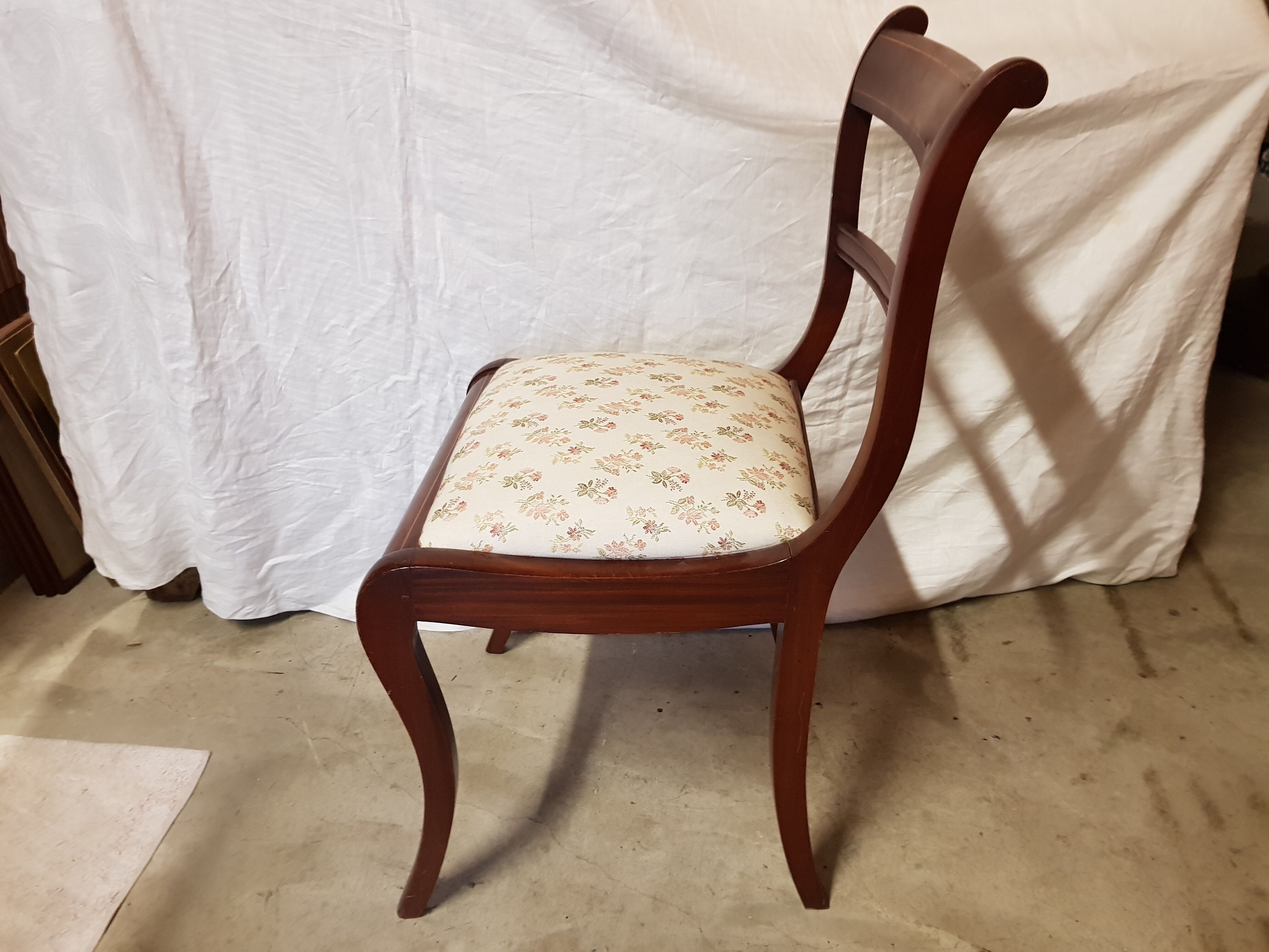 Mahogany empire chairs