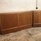 Set de trois modules enfilade style scandinave teck blond 1960