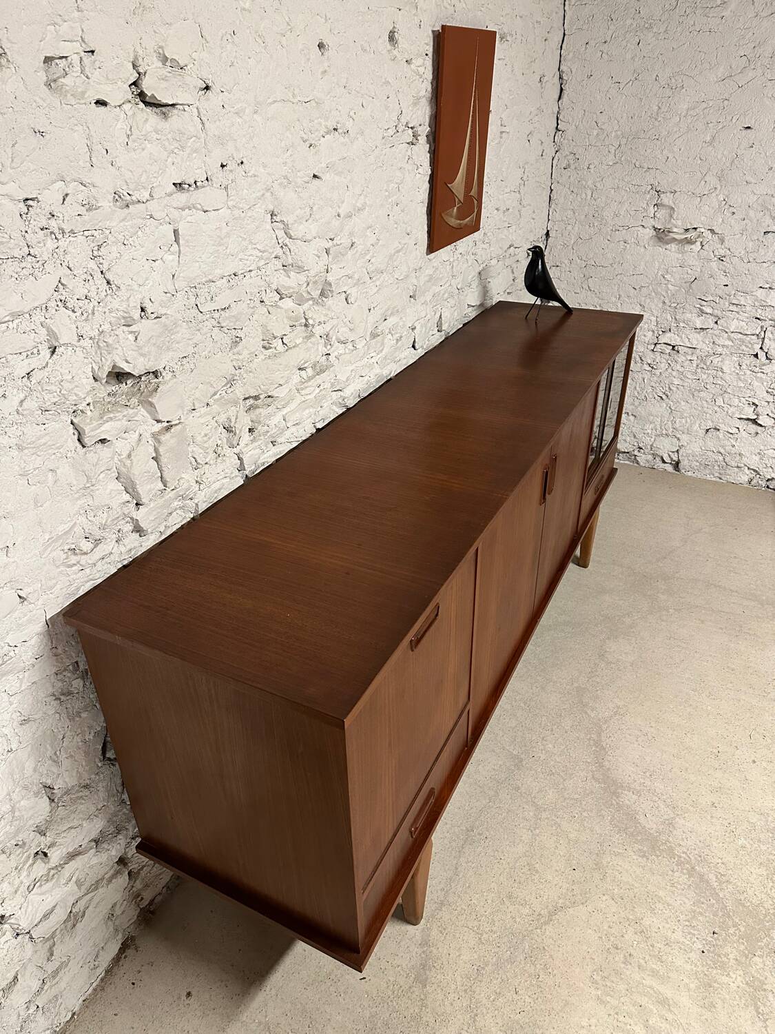 Vintage Scandinavian teak sideboard