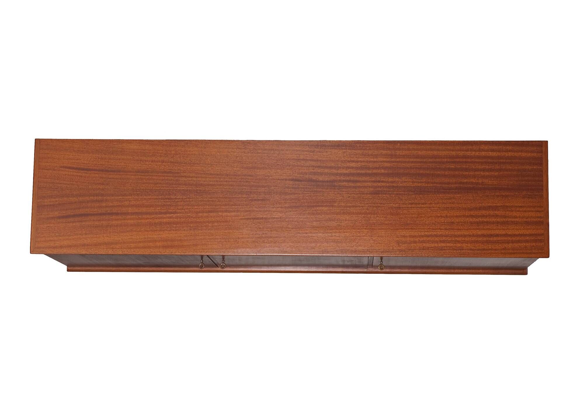 Scandinavian teak sideboard with 3 doors from the 1960s.