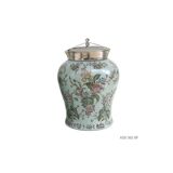 Victorian Blue Condiment Pot