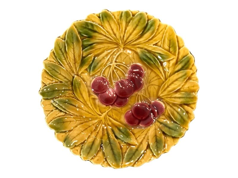 6 dessert plates + Sarreguemines slurry dish