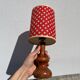 Wooden bedside lamp 1970