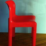 Set of 4 chairs by Carlo Bartoli, model 4875, Kartell edition, 70s