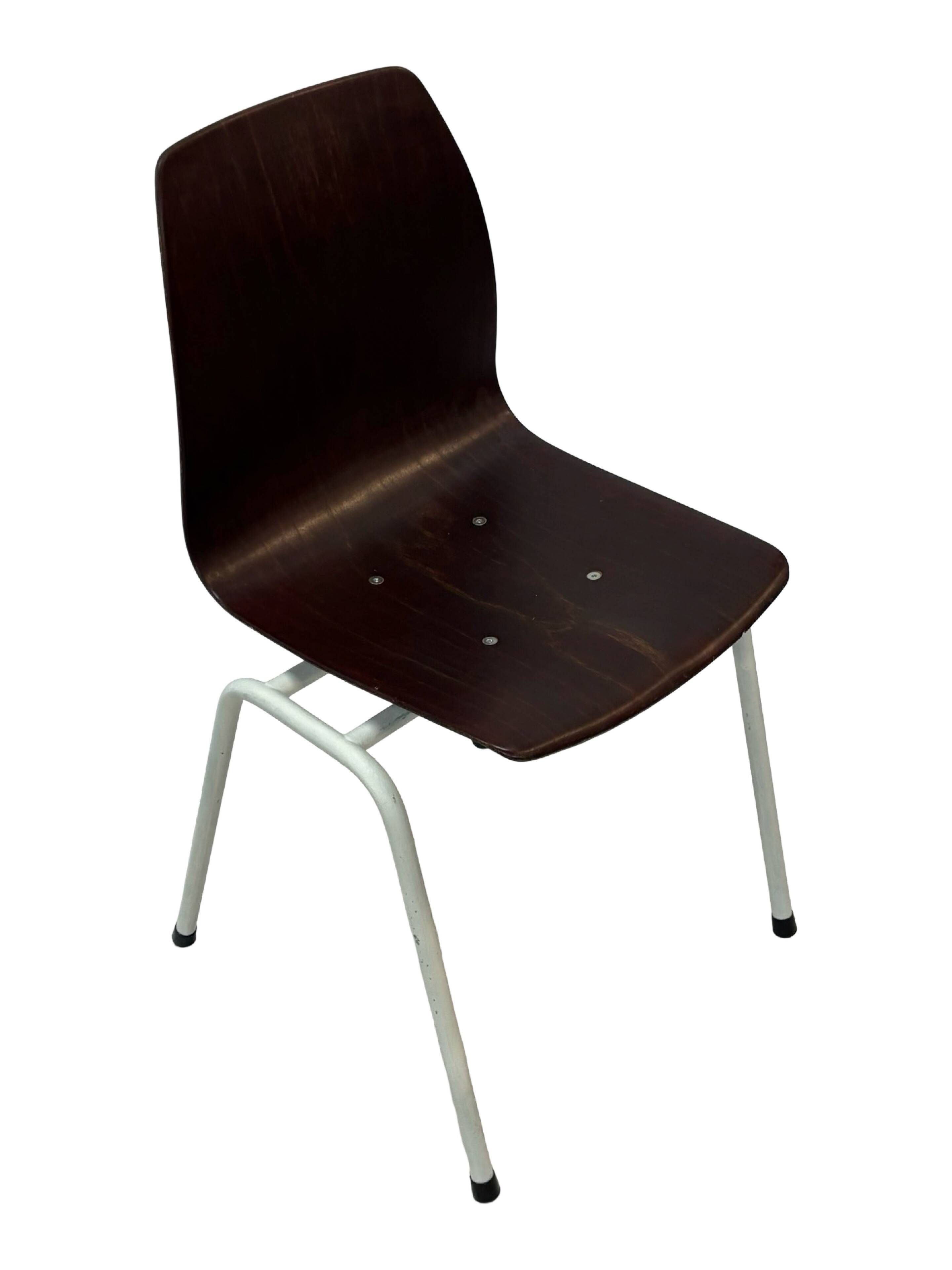 Vintage set of four Stacking Chairs by Elmar Flötotto for Pagholz