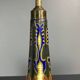 Dutch ceramic art nouveau Plazuid Gouda Pottery table lamp, 1920s