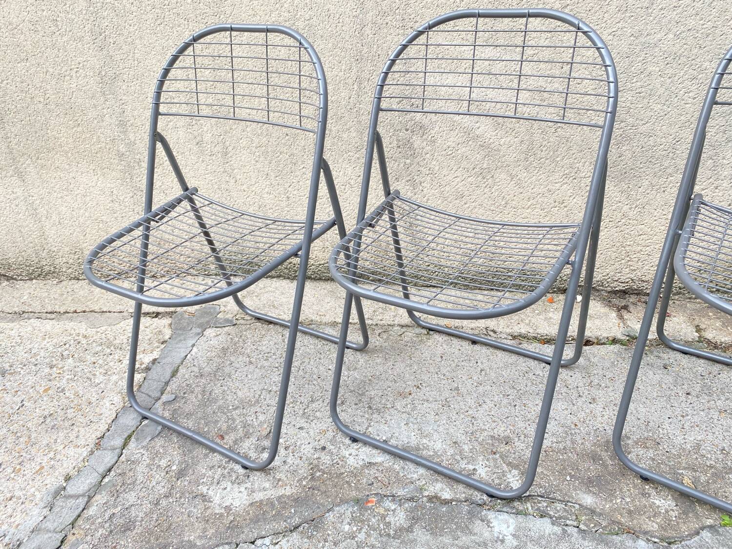 2 folding chairs Äland IKEA design Niels Gammelgaard vintage 90s