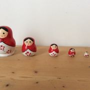 Vintage Russian Matryoshka Dolls.
