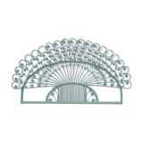 "Peacock" headboard for double bed