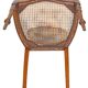 English caned chair in painted wood