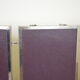 chrome vintage triptych mirror 46x19cm