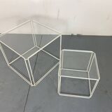 Tables d'Appoint Gigognes Minimalistes Modernes de Max Sauze Studio, 1970s, Set de 2