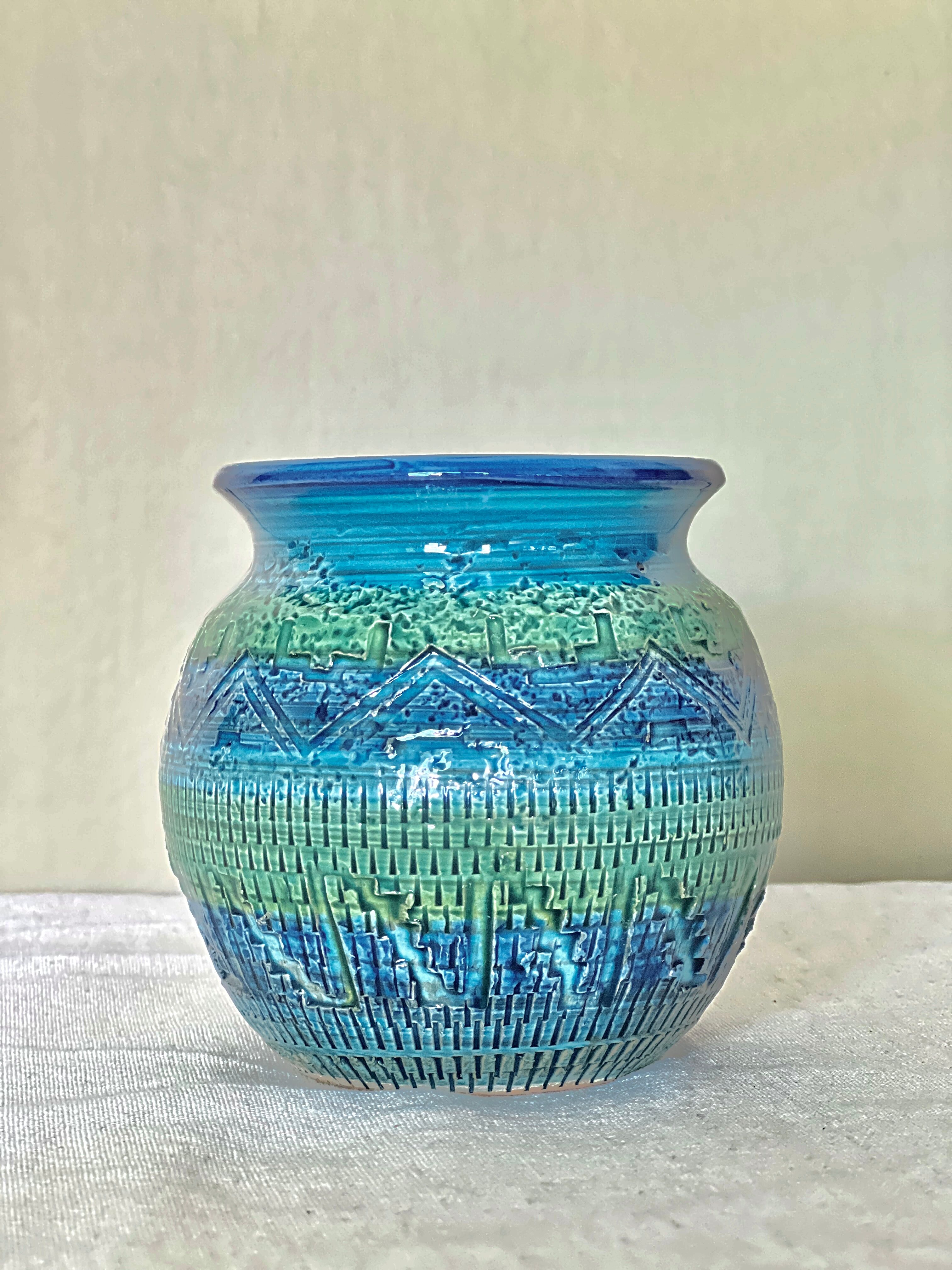 Pottery vase 50s 60s Mid Century Italy