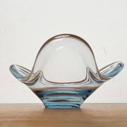 Danish glass bowl from the mid-century by Per Lütken for Holmegaard, 1960s.