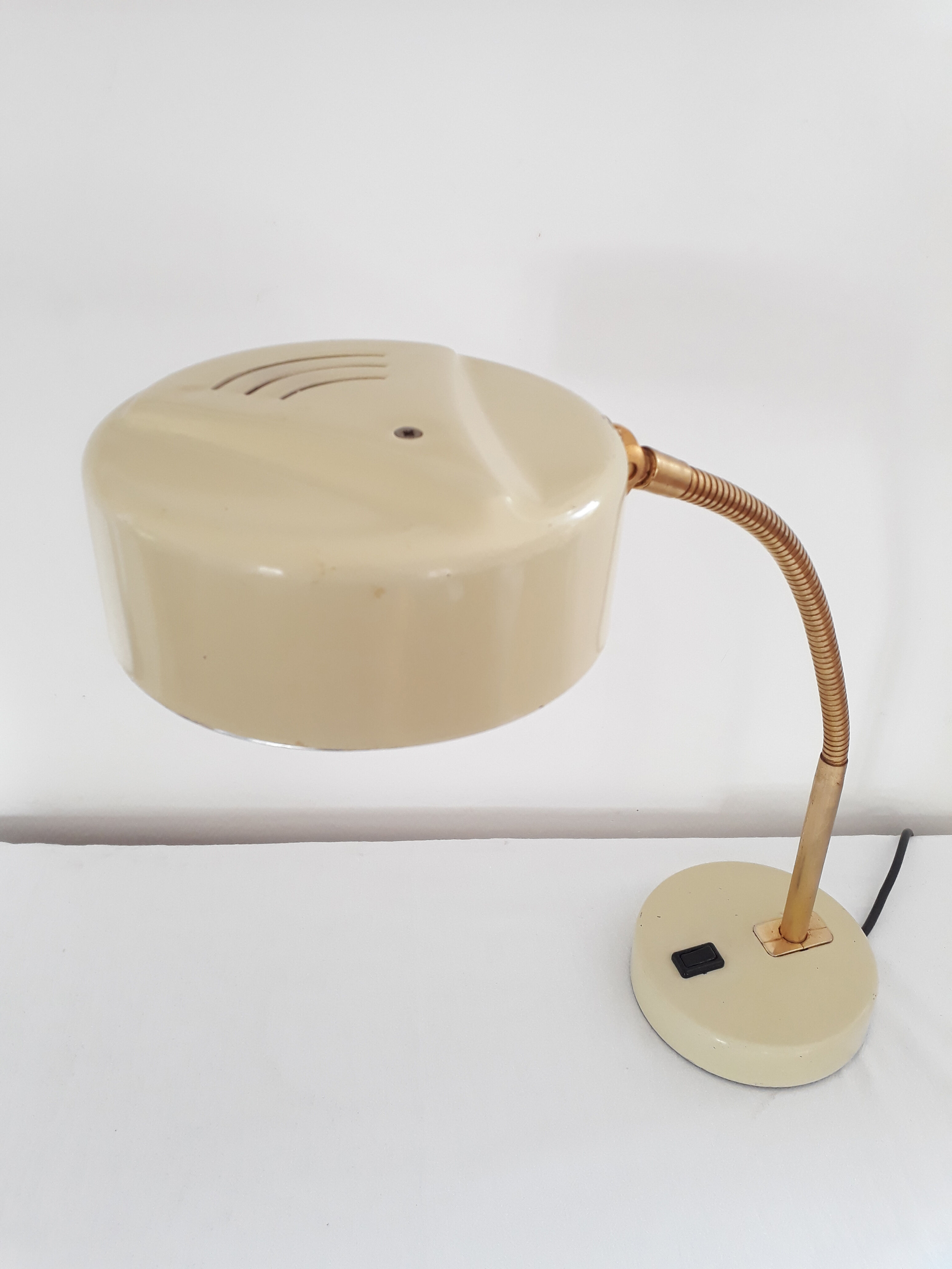 Paire de lampes de bureau vintage années 40 60