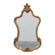 Florentine Style Giltwood Mirror with Acanthus Crest and Bevelled Glass, It