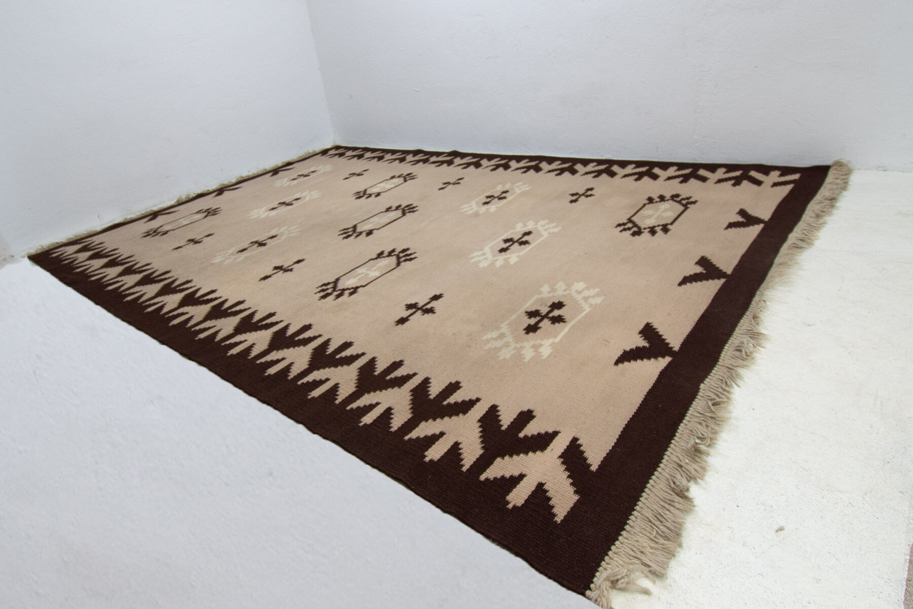 Tapis vintage moderne Kelim, 1970